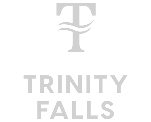 logo for master planned community development Trinity Falls