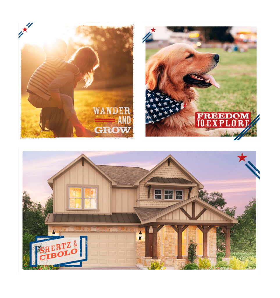 Digital ads branded for Homestead master planned community designed by ST8MNT